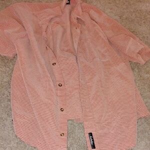 Caballeros Collar Pink Salmon Top.